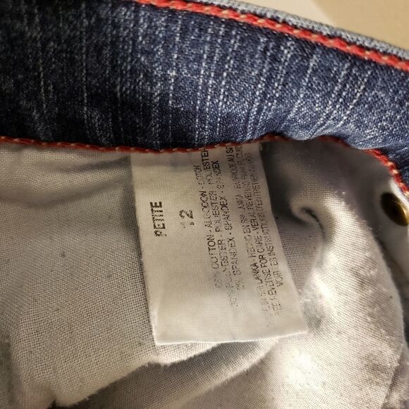 Gloria Vanderbilt bootcut jeans size 12P Pre-owned - Picture 4 of 4